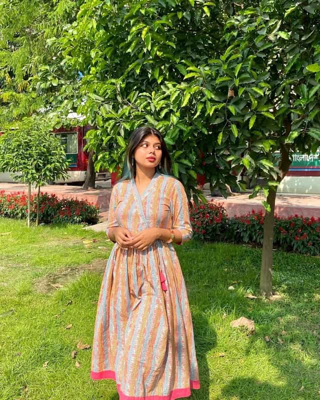 Summer Cotton Kurti - Pink